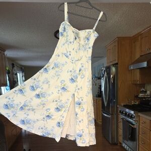 Dress Forum Blue Floral Maxi Dress